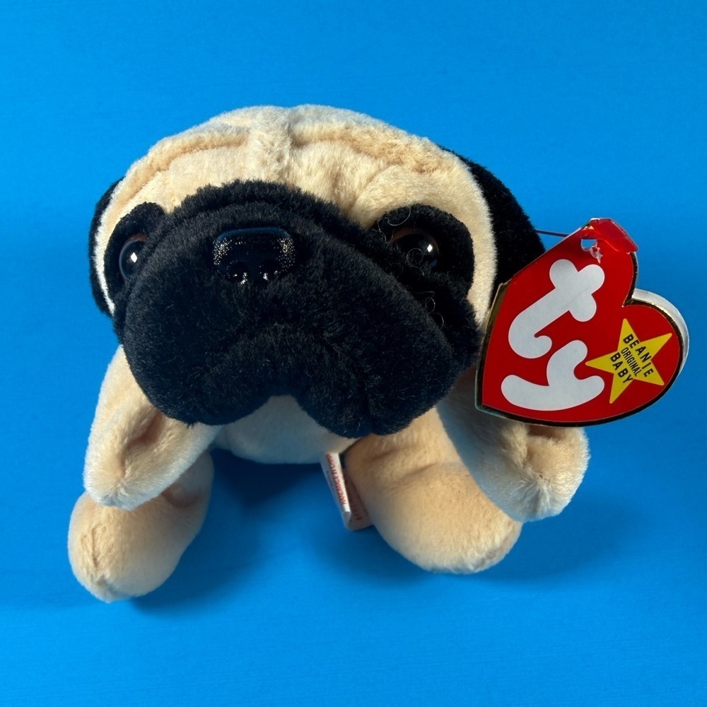 Vintage Ty Beanie Baby Pugsly